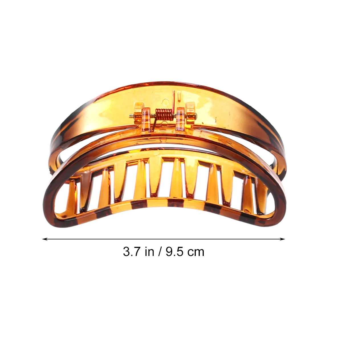 

3 pcs Moon Shape Clips Chunky Jaw Clips Smooth Bottom Women Hair Accessories Girls Headgear Teen Decorations Plastic