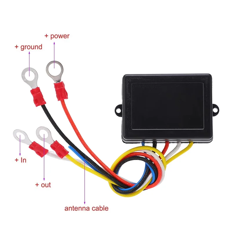 

Профессиональный универсальный комплект беспроводного управления лебедкой 12 В/24 В, аксессуары для беспроводного пульта дистанционного управления для Jeep Off Road ATV, прицепа, лодки