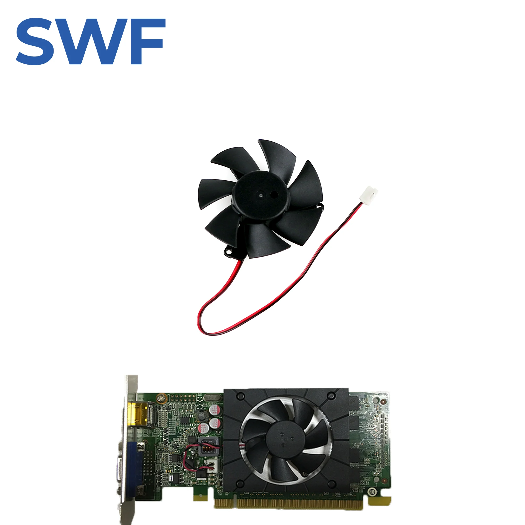 47MM HA5010M12-F Cooling Fan Replacement For Lenovo G5005 GT720 GT730 HD7750 HD8570 Graphics Card Cooler Fan FS1250-S2053A