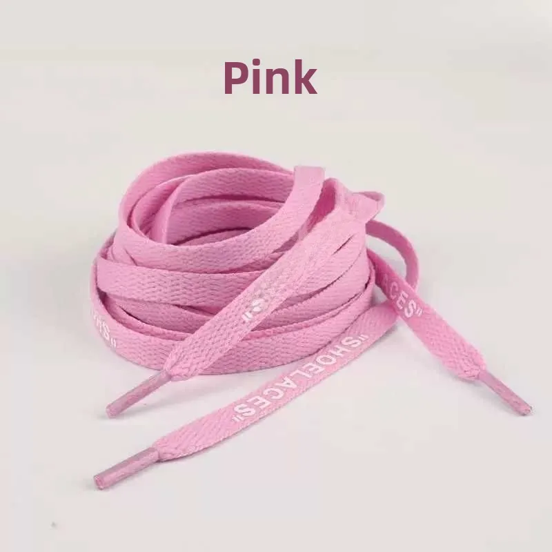Yellow Shoelaces Sports Shoes Casual Sneakers White Letter Print  Flat Shoelaces Trendy Fashion Men's Clothing - view 2