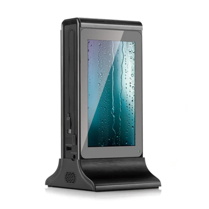 WiFi 7-inch LCD Digital Signage Monitor Screen Restaurant Desktop Standing Advertising Player