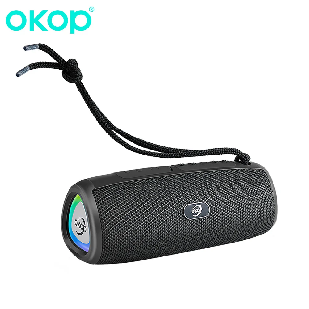 

OKOP Wireless Bluetooth Speaker Outdoor Waterproof Subwoofer TWS/AUX/FM Camping Party Home Cycling Soundbar portable speaker 스피커