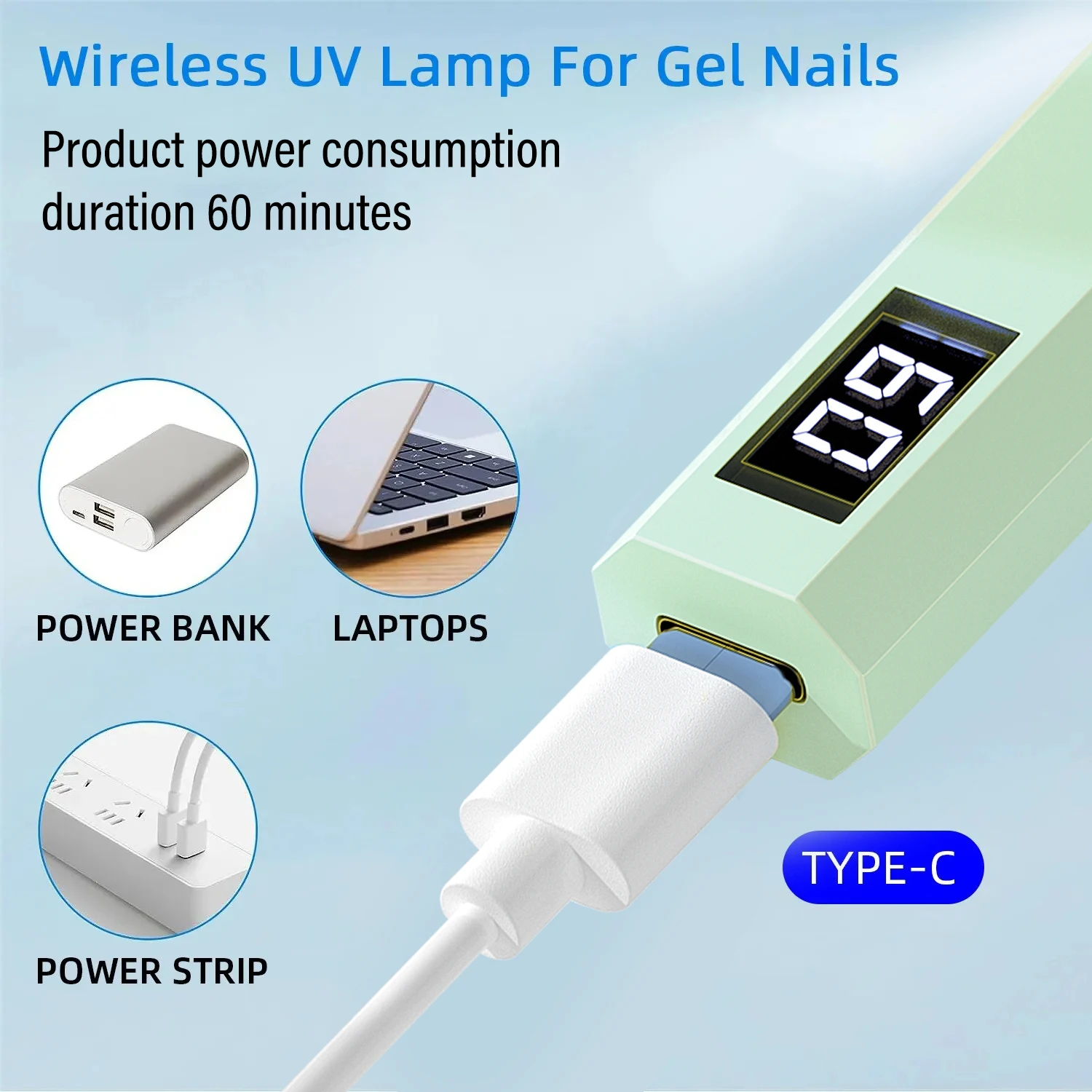 LINMANDA Light And Premium Nail Machine 3 UV LEDS 3W Gel Polish Nail Dryer Lamp Manicure Tool Rechargeable Salon Equipment