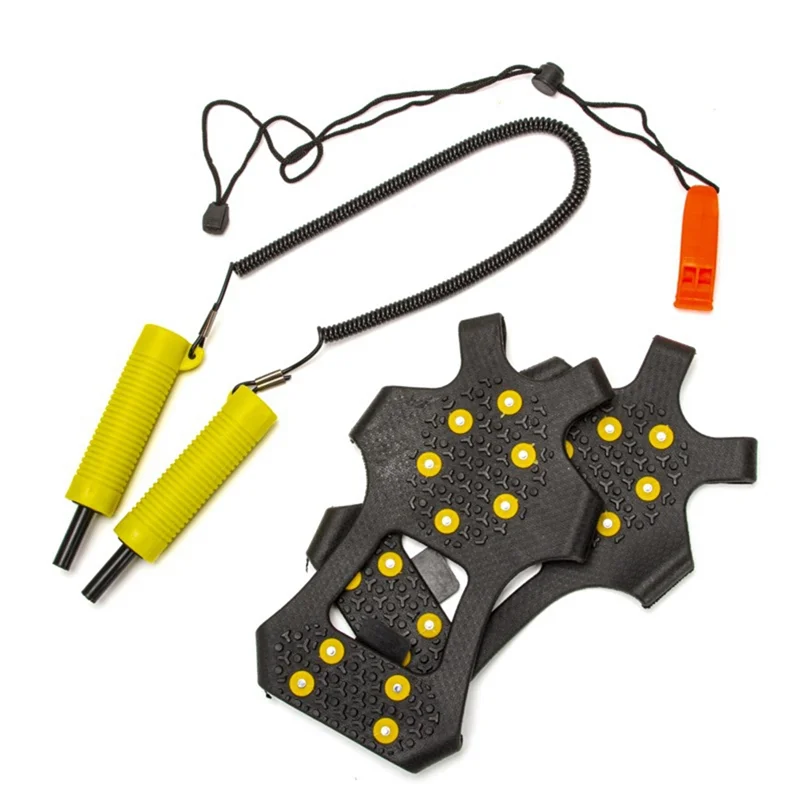 

ADD-Retractable Ice Picks Emergency Gear for Ice Fishing Outdoor