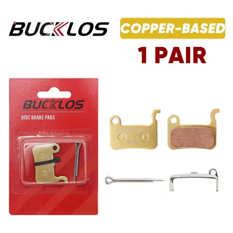 BUCKLOS Fiets Schijfremblokken voor SHIMANO A01S M06 M07 Slijtvaste Fiets Hydraulische Remblokken MTB Remblokken Fietsremmen