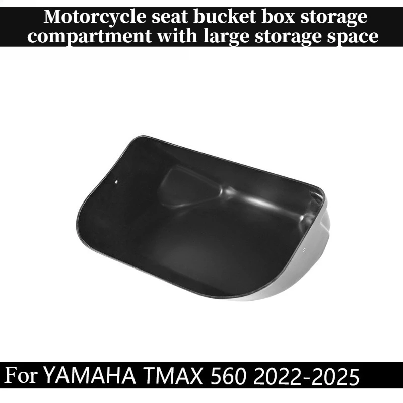 

Motorcycle seat bucket box storage compartment with large storage space for Yamaha TMAX 560 TMAX560 2022-2025