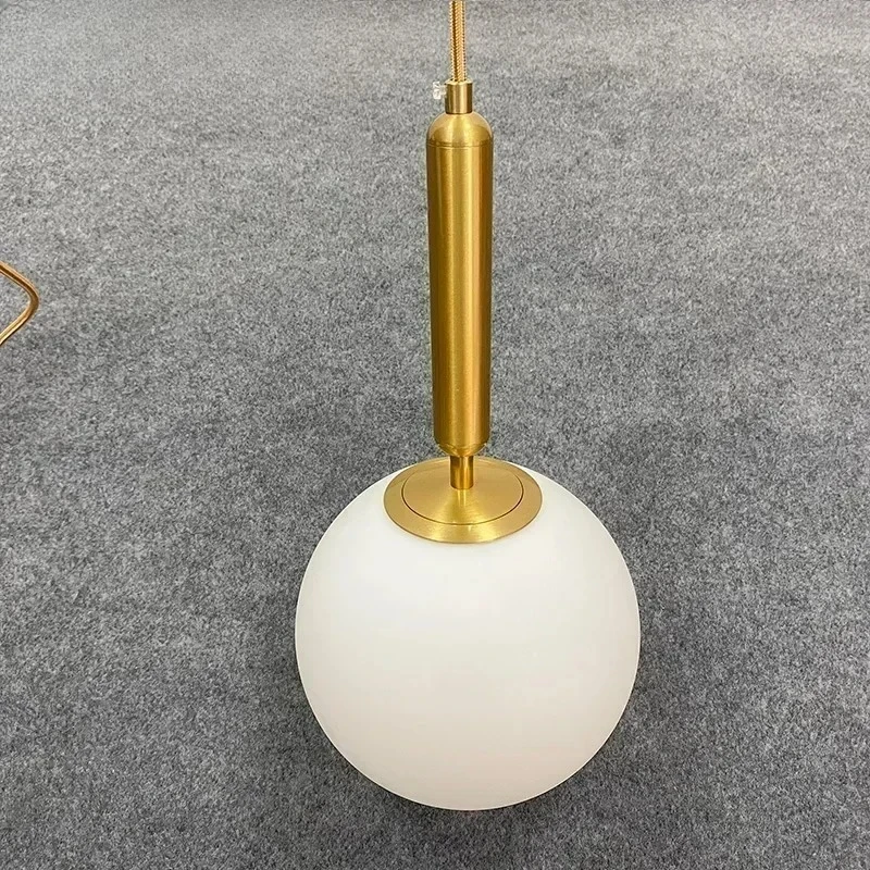 Simplicity Vintage Luminous hanging bead Art Creative LED Pendant Light Indoor Lamp for Living Room Home Decoration Chandeliers
