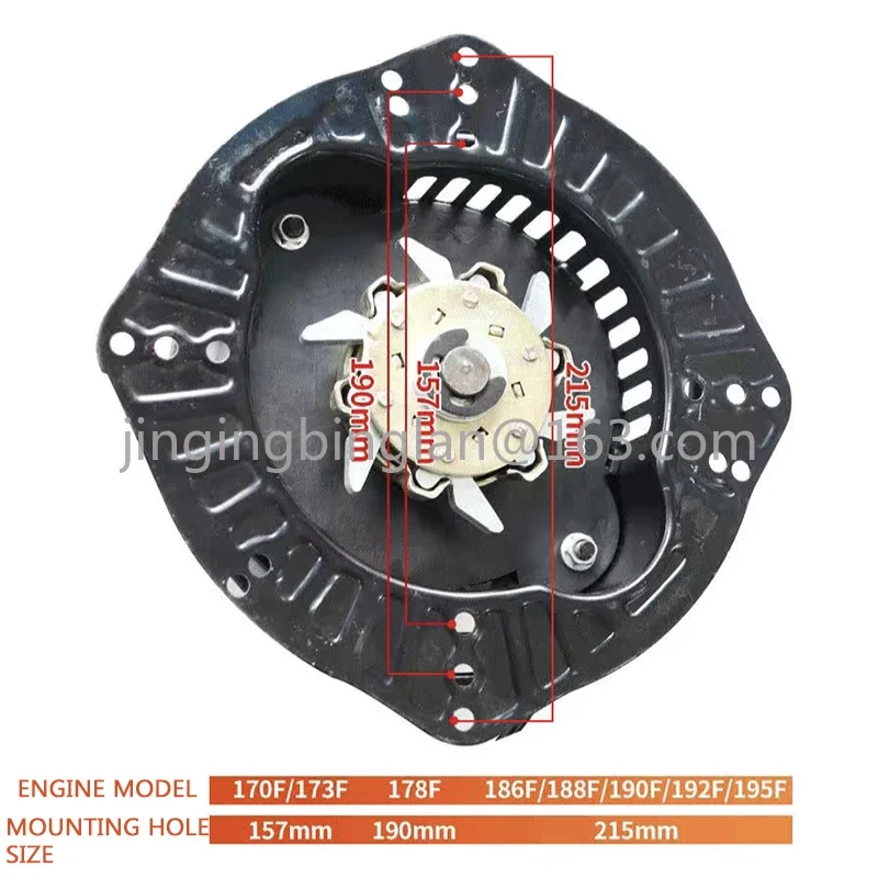 Motor diesel universal pull-free starter micro labranaje gerador de partida manivela manual