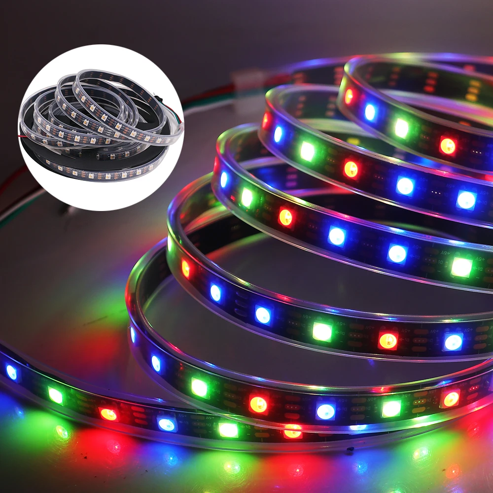 DC 5V SK6812 Led Strip RGBW WWA RGBNW 4 in 1 Similar WS2812B 30/60/144Leds/Pixels/m Individual Addressable IC Led Light