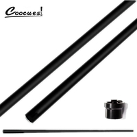 100% Carbon Fiber Billiard Shaft Professional Black Technology Low Deflection Pro Taper Extra Spare Shaft for Pool Cue Stick
