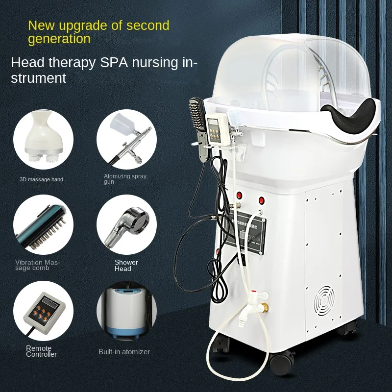 Head treatment equipment spa fumigation machine shampoo water circulation massage spa beauty salon dedicated hair salon