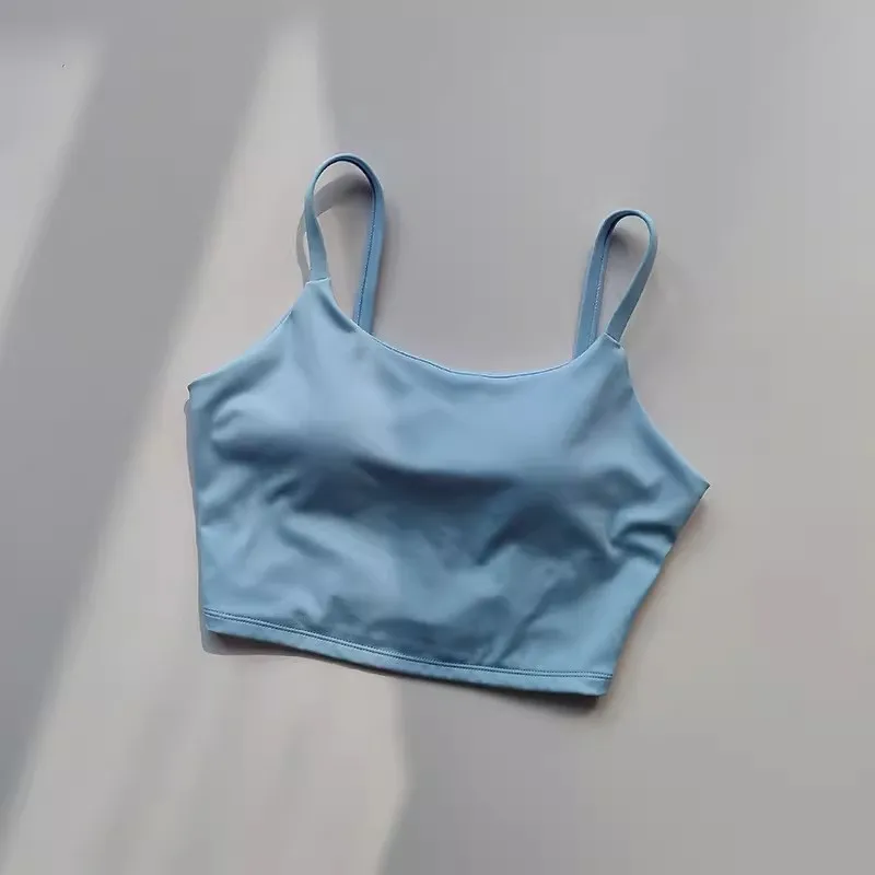 Sport-BH-Top für Damen, Push-Up, fest gepolstert, Push-Up-Tops, Fitness-Weste, Lauf-, Gym-BH, Yoga, atmungsaktive Sportunterwäsche – Detail 16