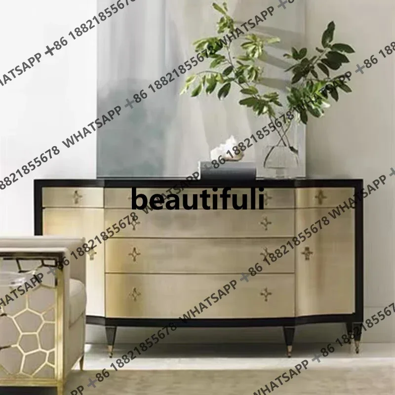 

ZJAmerican-style cabinet, facing the door against the wall, chest cabinet, modern simple living room, household storage cabinet