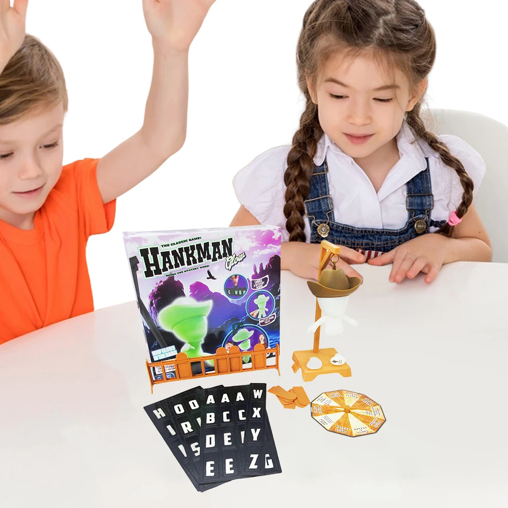 Magnetic Hangman Mystery Word Guessing Game Fun Board Game for Kids and Adults