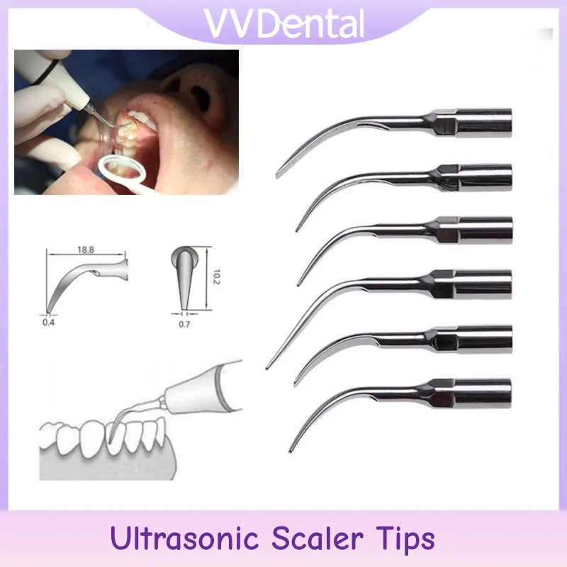 

VV Dental High Quality Ultrasonic Scaler Tips Stainless Steel Material Periodontics Perio Scaling Tip fit EMS/Woodpecker