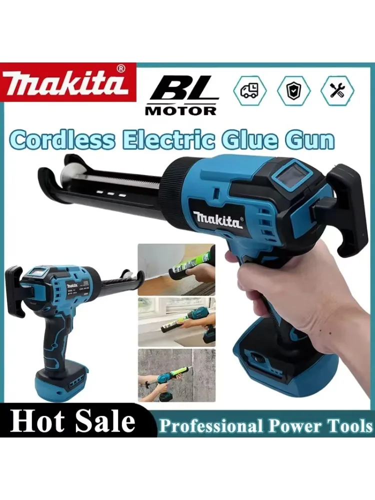 Makita draadloos elektrisch gereedschap Siliconen elektrisch glaskitpistool LED-pistool Multifunctioneel doe-het-zelf reparatiegereedschap - afbeelding 2