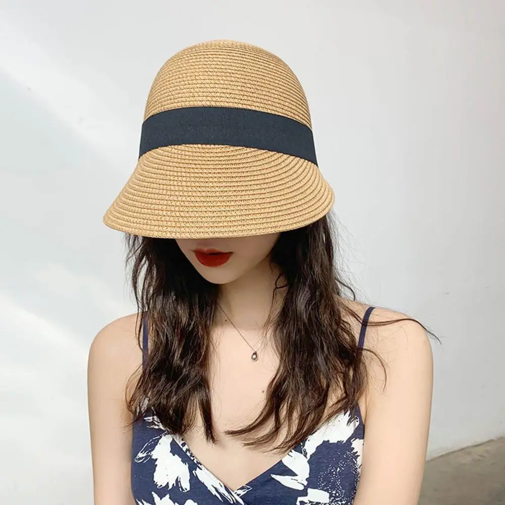 Dome Stylish Multi use UV Visor Hat Wide Brim Sun Hat Abrasion resistant for Vacation