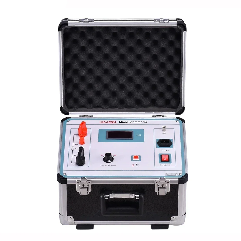 UHV-H200A Environment-Friendly Contact Resistance Tester 200a loop resistance meter Hot sales
