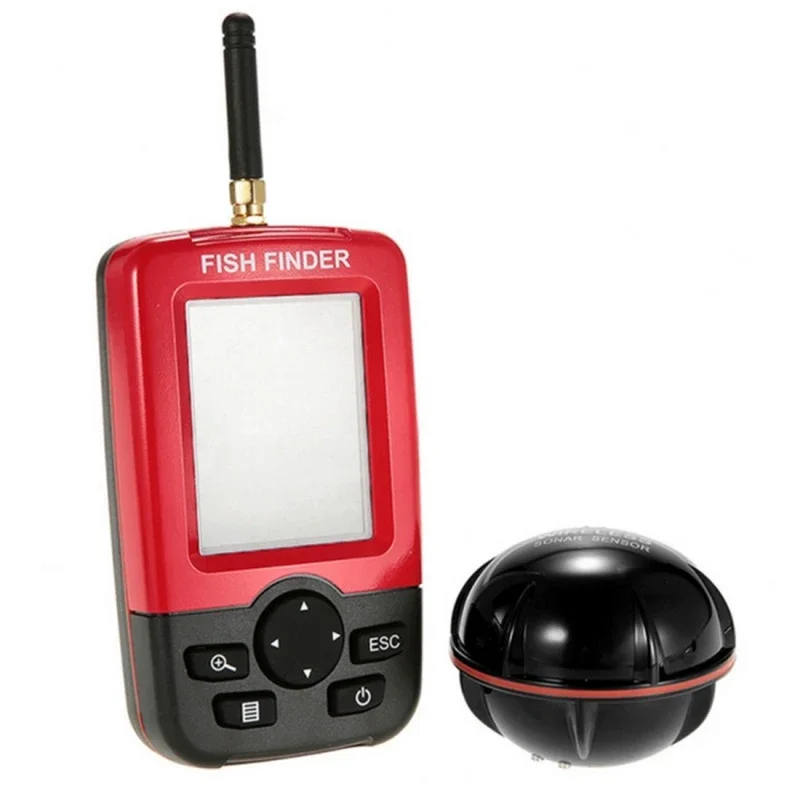 Display Tragbarer Fischfinder Echolot Alarm Fischfinder 45M Tiefe 100M Empfang für FX88 2011-5 C18 So On Fishing Köderboot