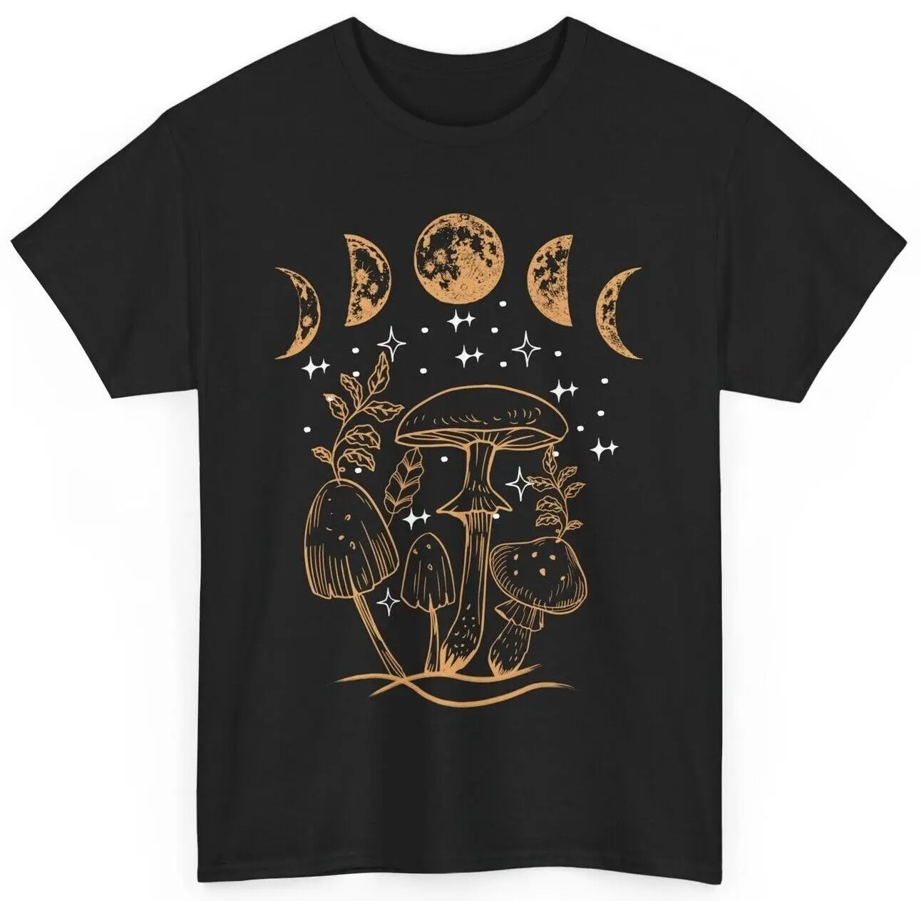 Mushroom Shirt, Mushroom Moon Phases Mycology Lovers Mycologist T-shirt