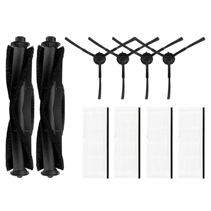

X11A Replacement Main Side Brush Hepa Filter(10Pcs) For Ultenic T10 Robot Vacuum Cleaner Spare Parts Accessories