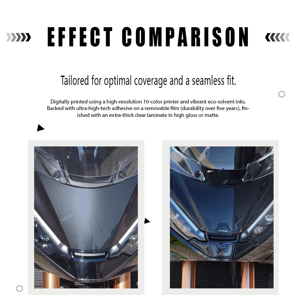 Para NT 1100 nt 1100 accesorios de motocicleta pegatinas epoxi 3D decoración frontal Kit de protección modificación 2025