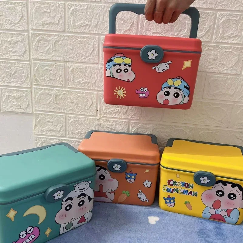 Crayon Shin-Chan Creative Portable Medicine Kit Cartoon Medicine Storage Household Emergency Medicine Medicine Box Cute Gift