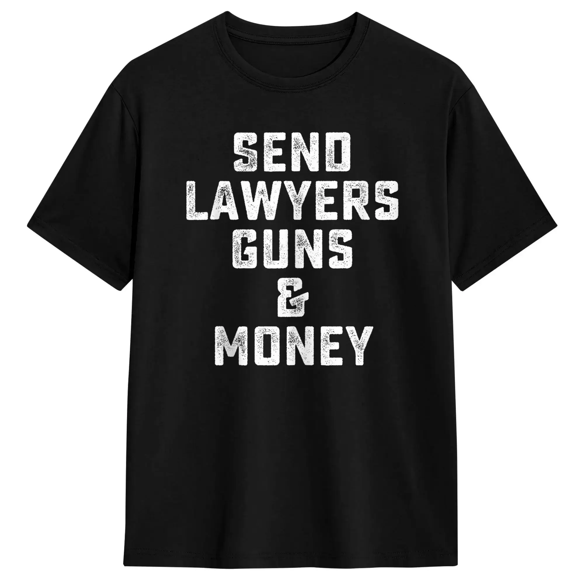 Send Lawyers Guns and Money T Shirt Summer  Fashion T-Shirts Cotton Comfortable Oversize Top Tees Short Sleeves Y2K Retro Tops