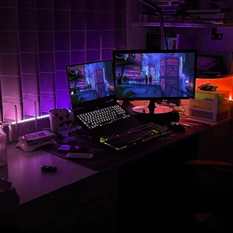 5050 RGB Bluetooth LED Light Strip Remote Control Panel Diode LED Neon Night Light for Room TV