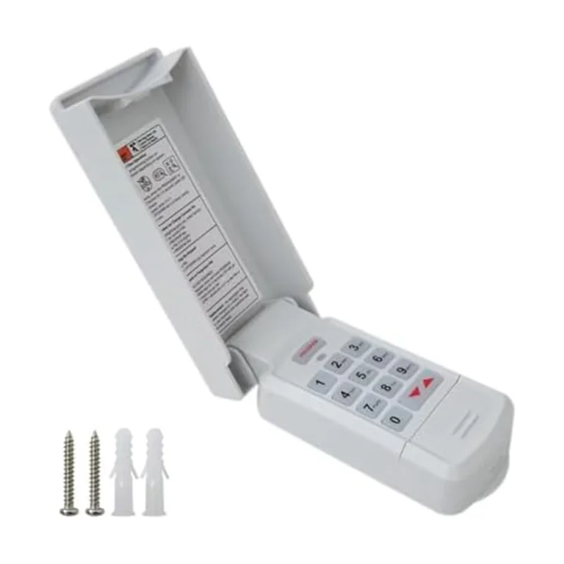 لوحة مفاتيح جراج عن بعد لباب المرآب اللاسلكي AA84 تناسب الموديلات الأكبر سناً من Genie Intellicode GWKP، GWK-IC، ACSDG، ACSDA1