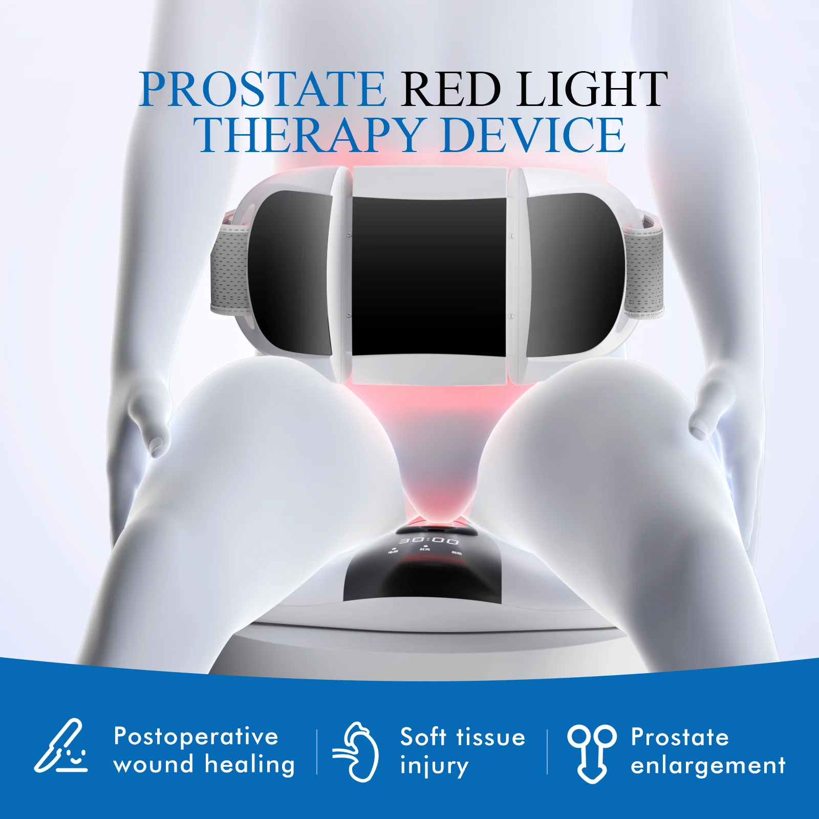 seated laser prostate treatment device prostatitis home treatment machine infrared male prostate treatment