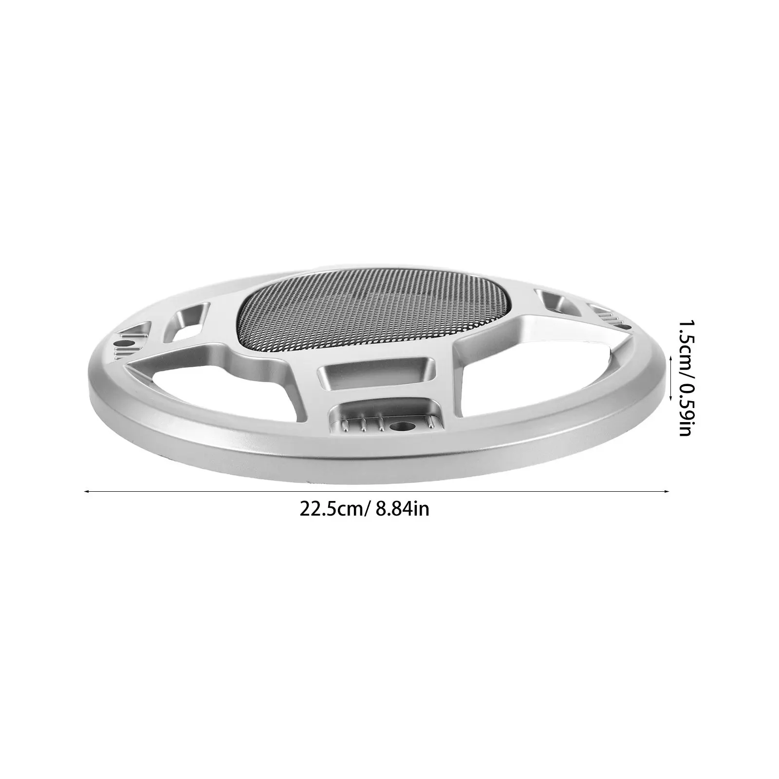 Round Metal Speaker Grill Cover Cold Rolled Mesh Protective Grille for Outdoor Car Audio Universal Speaker