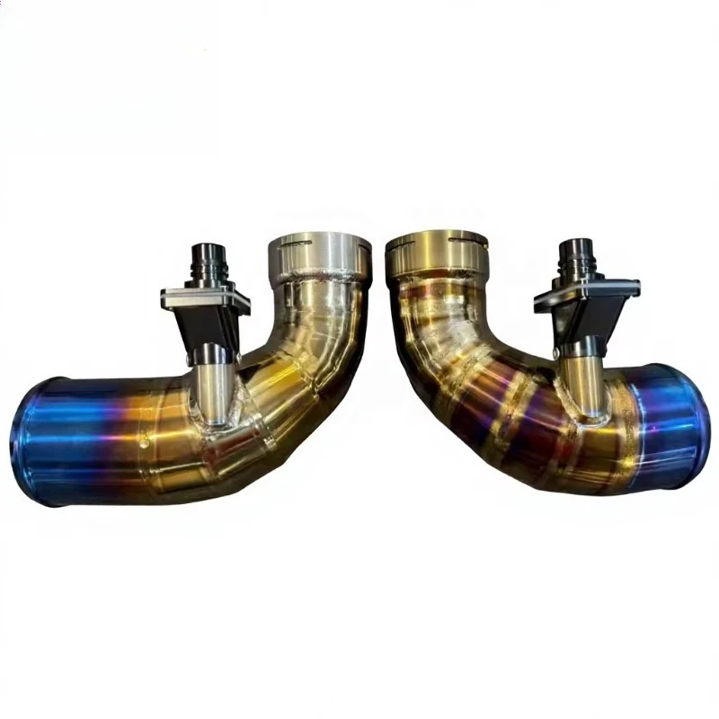 Performance Titanium Alloy Engine Inlet Pipe Intake Tube for BMW F90 M5 M8 S63 4.4L V8 Turbo Upgrade Replacement OEM