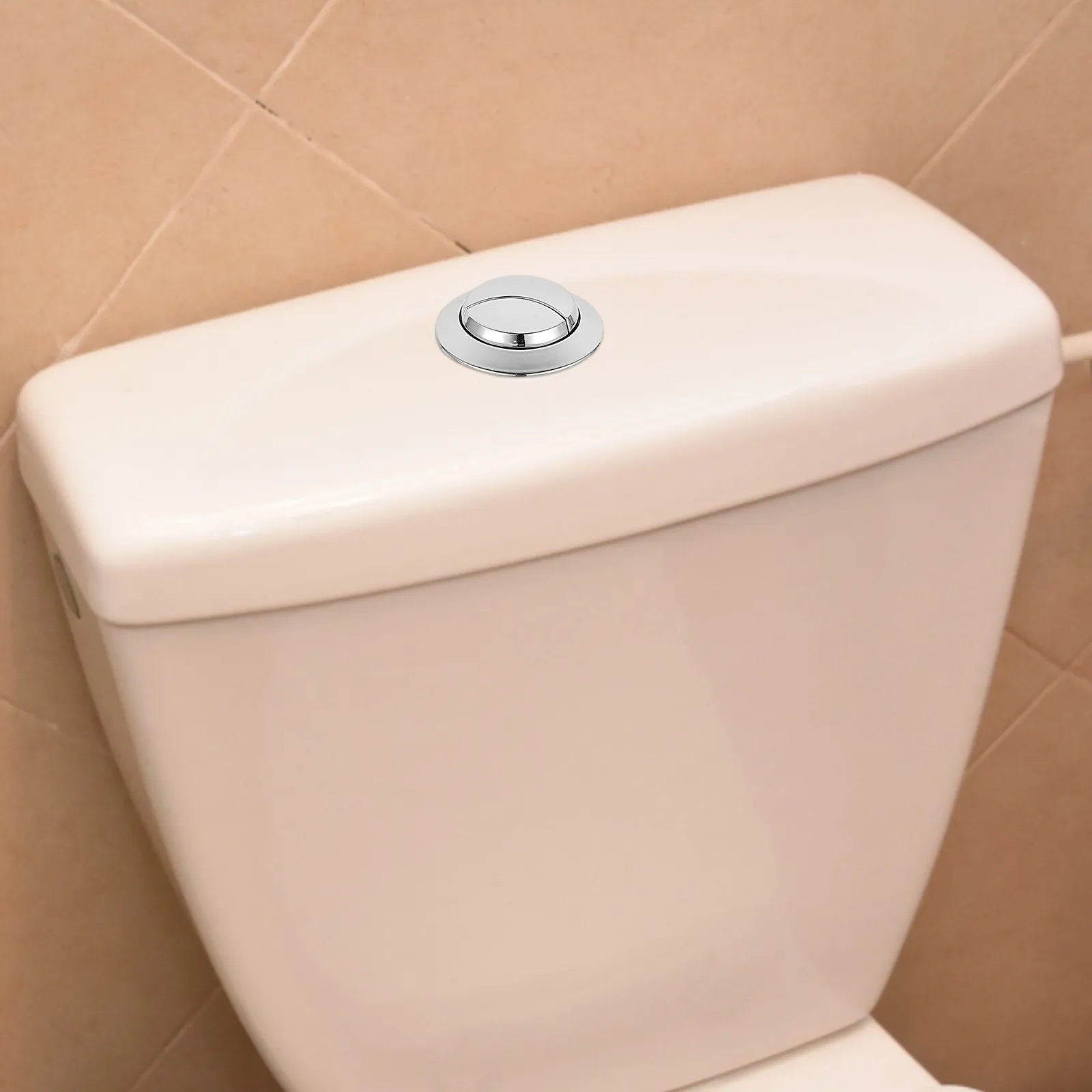 

4Pcs Water Toilet Tank Buttons Universal Replacement Rust Resistant Smooth Flush Toilet Push Button for Bathroom Use