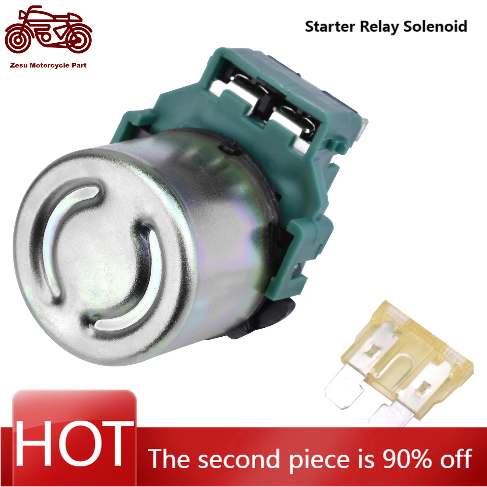 

1Pc Motorcycle Electrical Starter Solenoid Relay Switches For Kawasaki ZX750 NINJA ZX-7R VN800 KAF950 ZX1000 ZX 1000 NINJA ZX-10