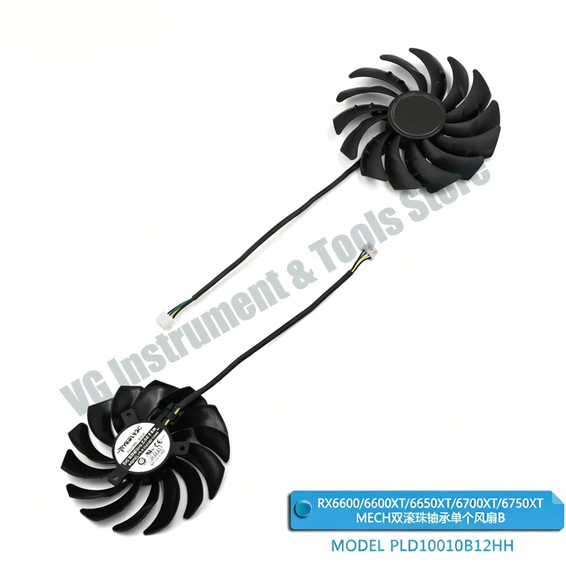 Geeignet für MSI RX6600 6600XT 6650XT 6700XT 6750XT MECH Grafikkarten-Kühlkörper Lüfter – Detail 6