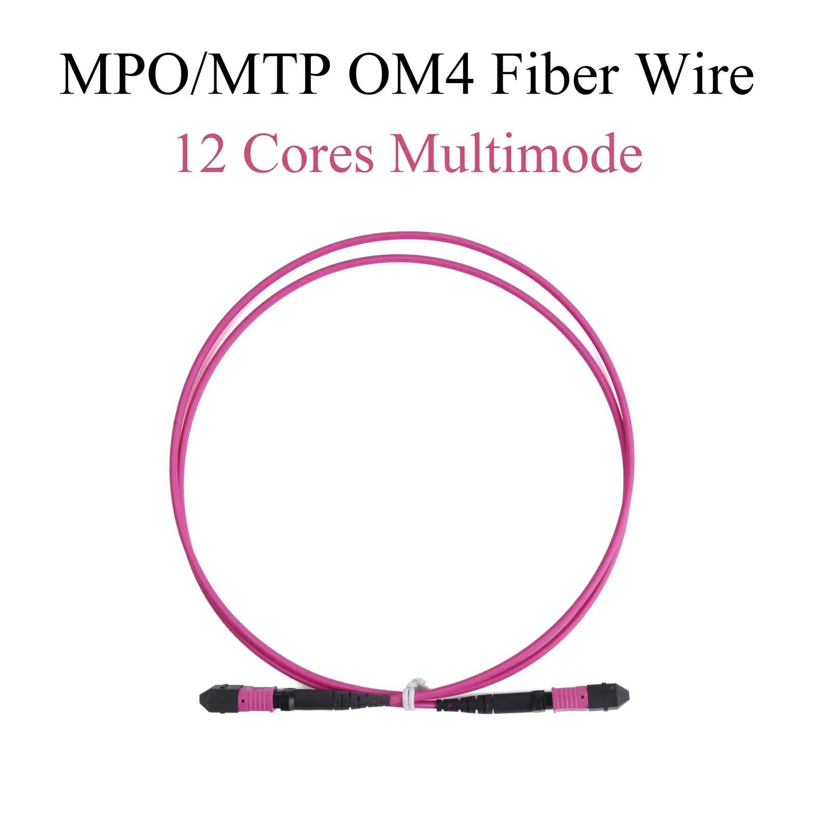 

100G MPO OM4 Fiber Patch Wire Multimode 12Cores APC UPC Female to Female Type A/B/C Sequence 1/3/5/10/15/20M Optical Cable