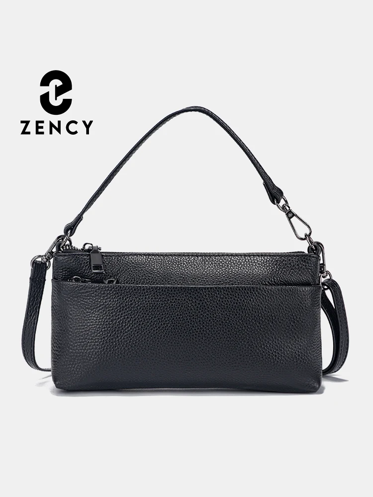 

Женская сумка Zency из натуральной кожи, маленькая сумка через плечо, модная сумочка-кроссбоди, 100% натуральная кожа, дамская сумка-клатч