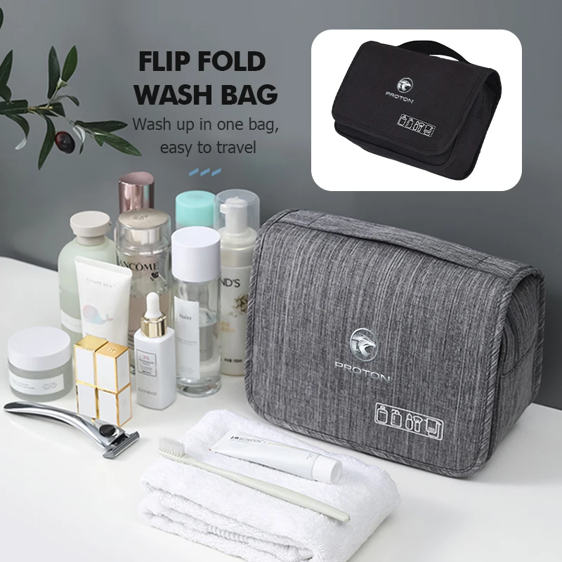 Автомобильная дорожная складная сумка, водонепроницаемая сумка для хранения макияжа для Proton Gen X70 Inspira 03, Persona X50 Iriz Exora Preve