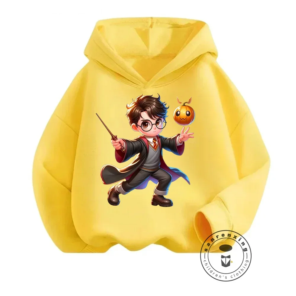 Back to Hogwarts in Style Fashion Harry Potter Sweatshirts for Boys Girls Featuring Adorable Q-Version Artwork in Kawaii Design