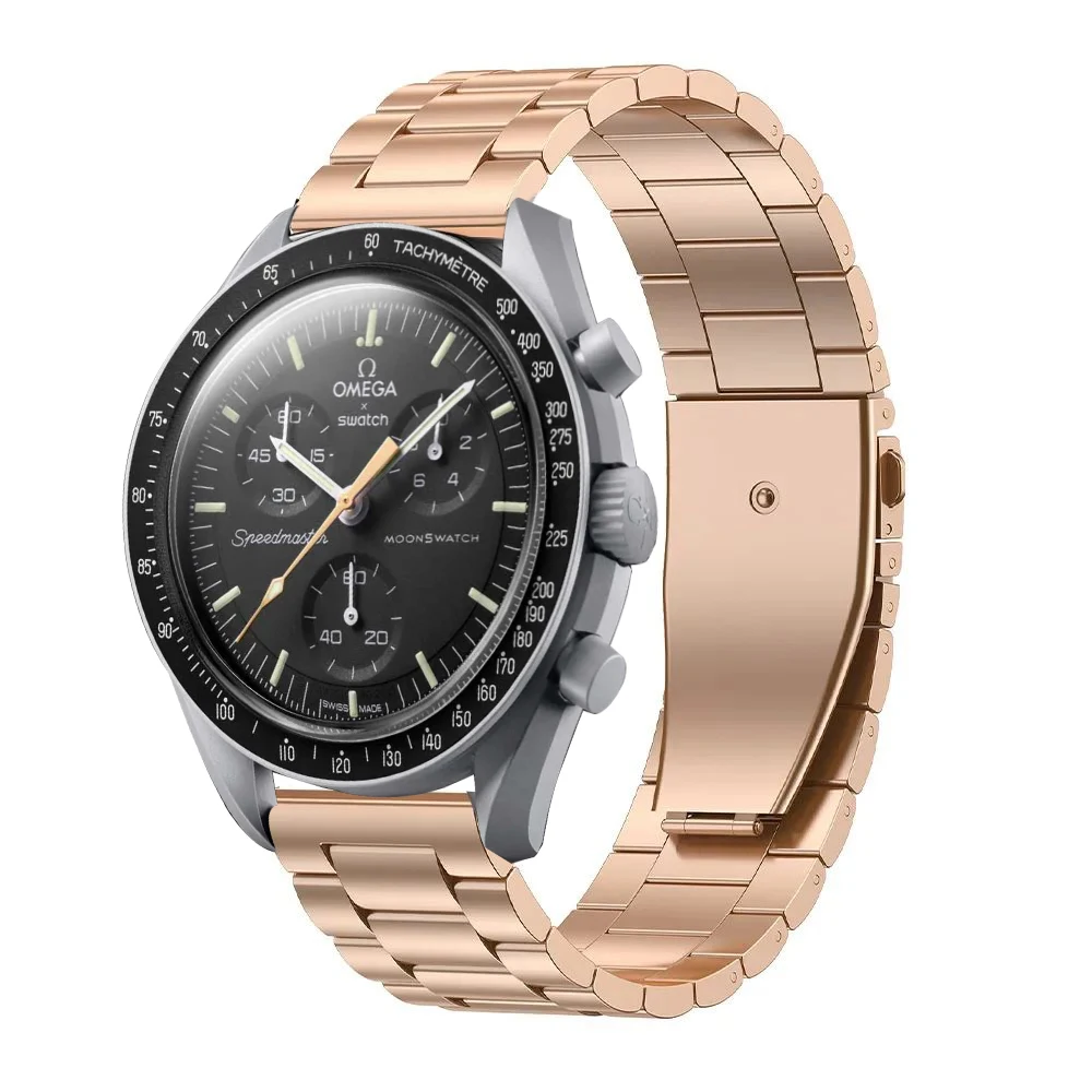 20mm Edelstahlarmband für Omega X Swatch Joint MoonSwatch Metallfaltschließe Armband Armband für MoonSwatch Zubehör – Detail 7