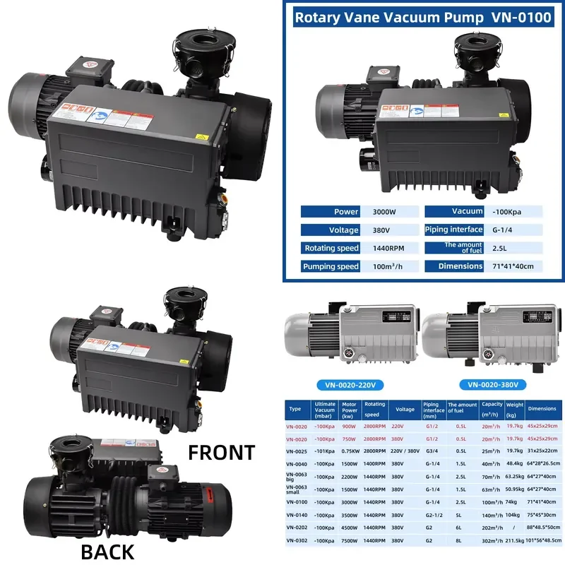 for SV 100 cubic meters per hour single stage sliding vane rotary vacuum pump for laboratory pumps milking machines