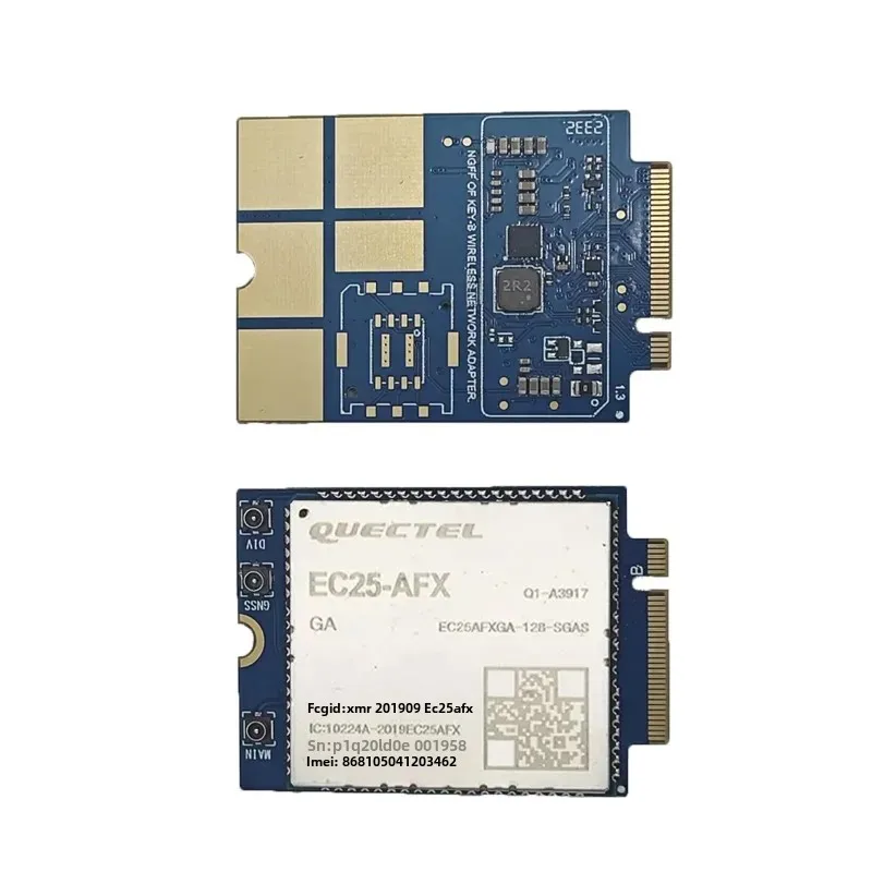 Carte mère pour IOT sans fil, 4G, EC25AFX, PCIE, M.2, dongle USB, pièce unique, 1PC