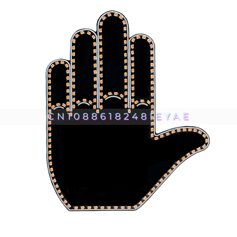 LED Hand Sign Can Be Changed for Window Car Lighting Hand Sign Finger Light Car Board