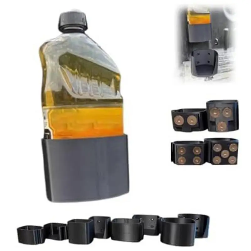 Magnetic Diesel Additive Holders Wall Diesel Additive Caddy Hanger  Truck oil additive bottles Organizer for Automotive Storage