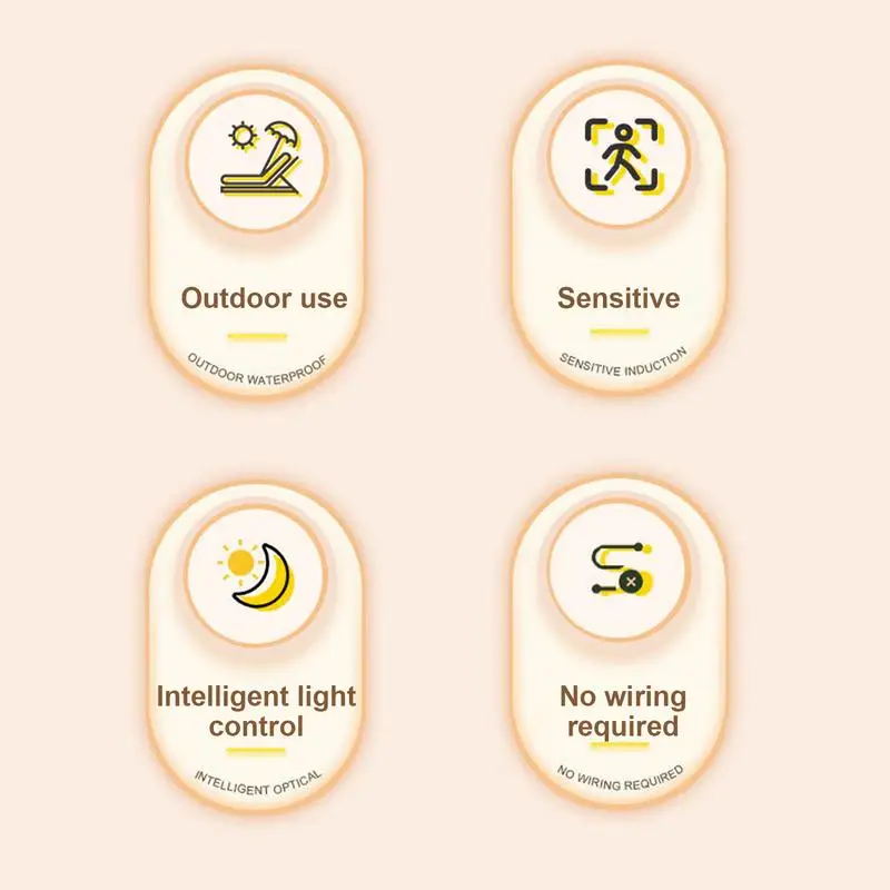 Solar Fence Lights 2x LED Solar Light For Fence IP55 Waterproof Outdoor Landscape Light 3 Lighting Modes Solar Step Light For