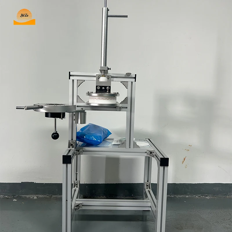 Mini Manual Round Soap Folding Wrapping Machine Economical Hotel Amenity Soap Machine