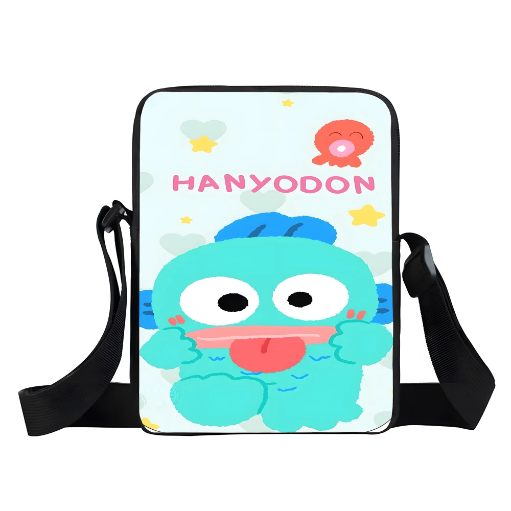 

Сумка через плечо с милым мультяшным принтом H-Hangyodons для мальчиков и девочек, детская повседневная сумка для мужчин и женщин, сумка для телефона, сумка для покупок