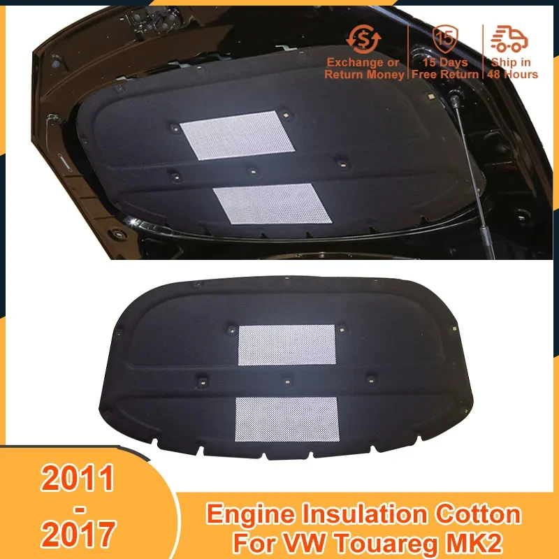 

2011-2017 for VW Volkswagen Touareg MK2 2011 2012 2013 2014 2015 2016 2017 Accessories Firewall Heat Sound Insulation Cotton Pad