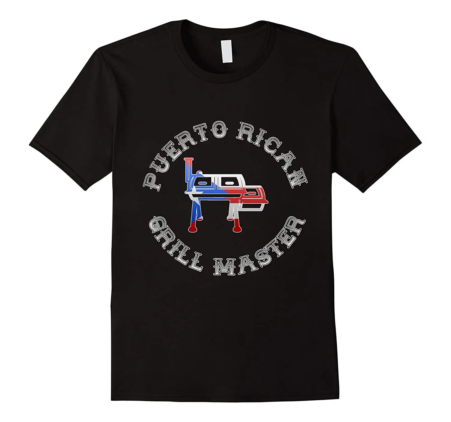 Funny Puerto Rican Grill Master T-Shirt. Summer Cotton Short Sleeve O-Neck Mens T Shirt New S-3XL